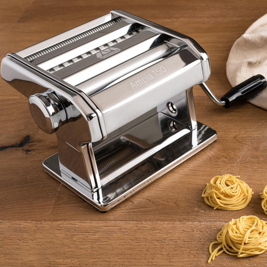 Fresh Pasta Maker Roller Machine Stainless Steel for Spaghetti Noodle Fettuccine
