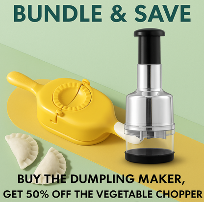 Manual Dumpling Maker + Veggie Chopper
